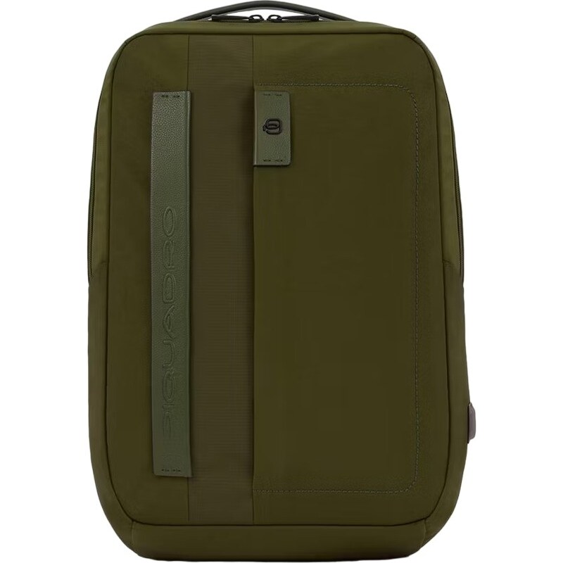 Piquadro P16 Zaino Grande In Pelle E Tessuto Per PC 15.6" - Nero Elegante E Funzionale - Foto 9