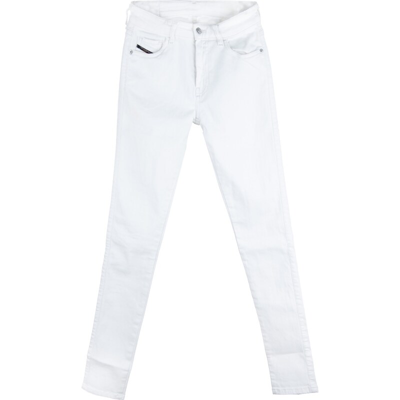 DIESEL Slandy 00SXJN 086AC Jeans-25 Bianco Cotone/Poliestere/Elastan