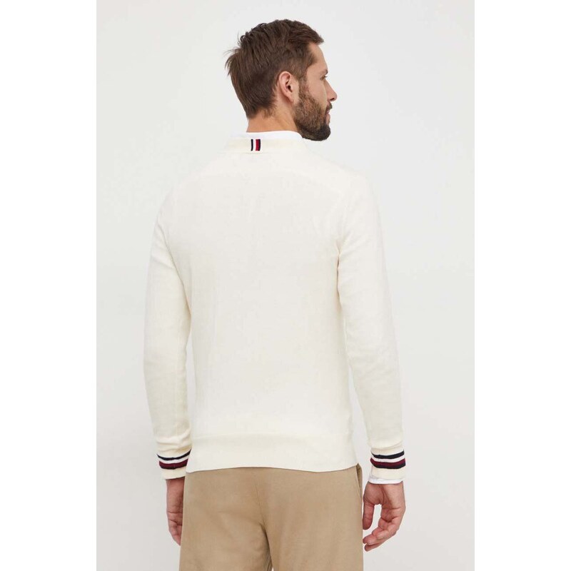 Tommy Hilfiger maglione in cotone colore beige
