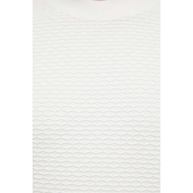 Armani Exchange maglione in cotone colore beige