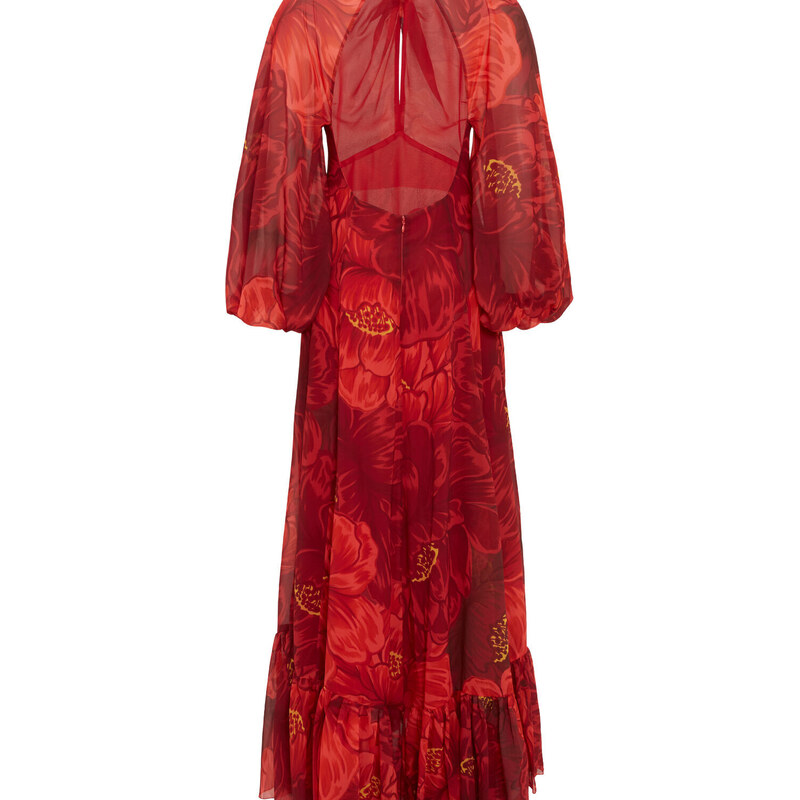 La DoubleJ Dresses gend - Eve Dress Ruby Red S 100% Polyester