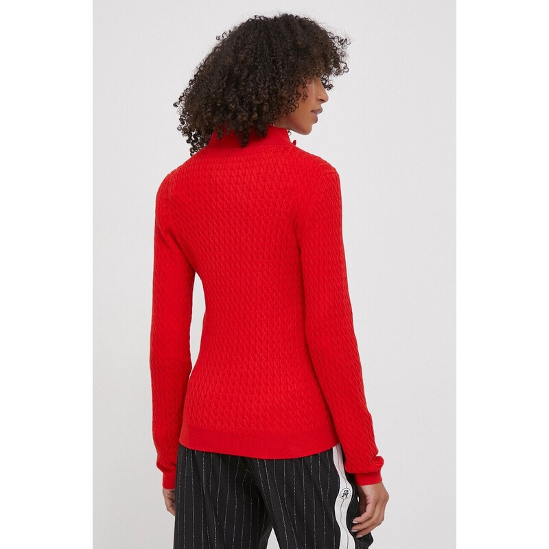 Tommy Hilfiger cardigan donna colore rosso