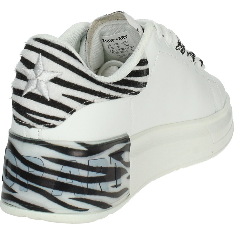 Sneakers basse Donna SHOP ART SASF230518 Sintetico Bianco -