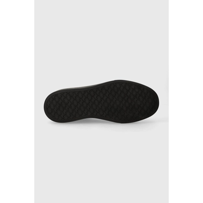 Karl Lagerfeld sneakers in pelle FLINT colore nero KL53320A