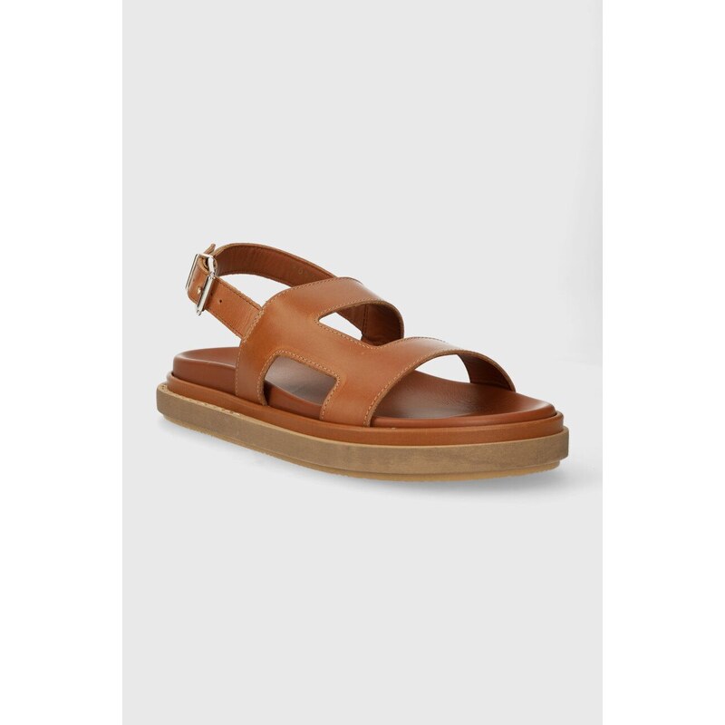 Alohas sandali in pelle Lorelei donna colore marrone S00702.80