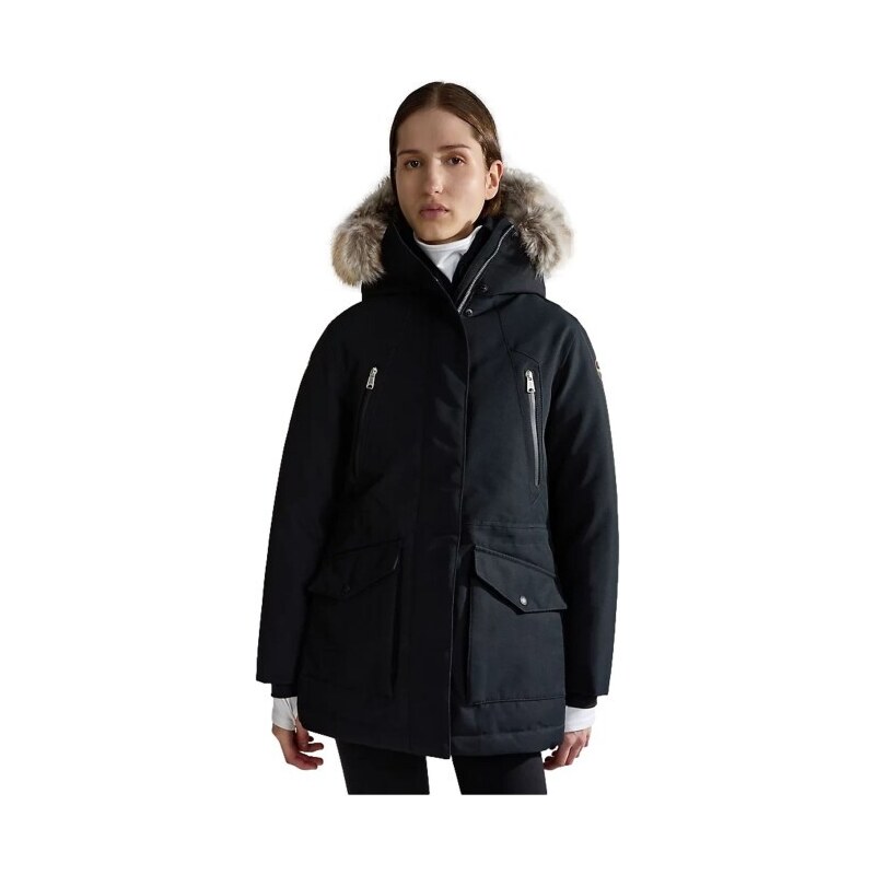 Napapijri Np0a4h A-dna Explorer W Giubotto Donna Con Cappuccio