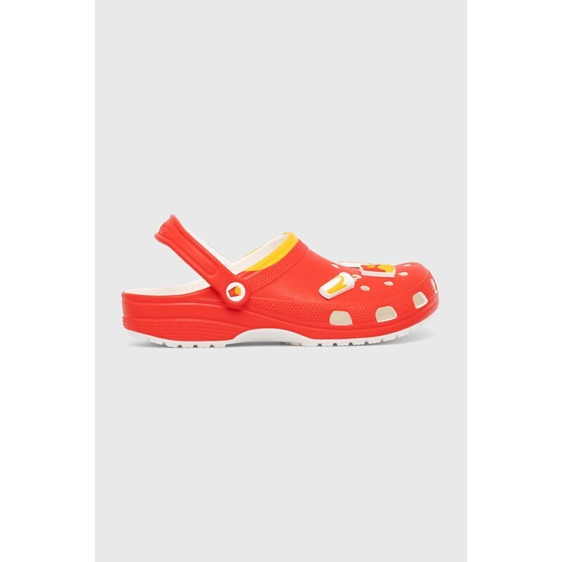 Crocs ciabatte slide Crocs x McDonald’s Clog colore rosso 209858.MUL