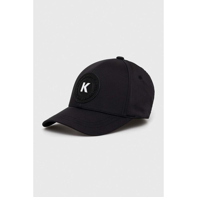 Karl Lagerfeld berretto da baseball colore nero