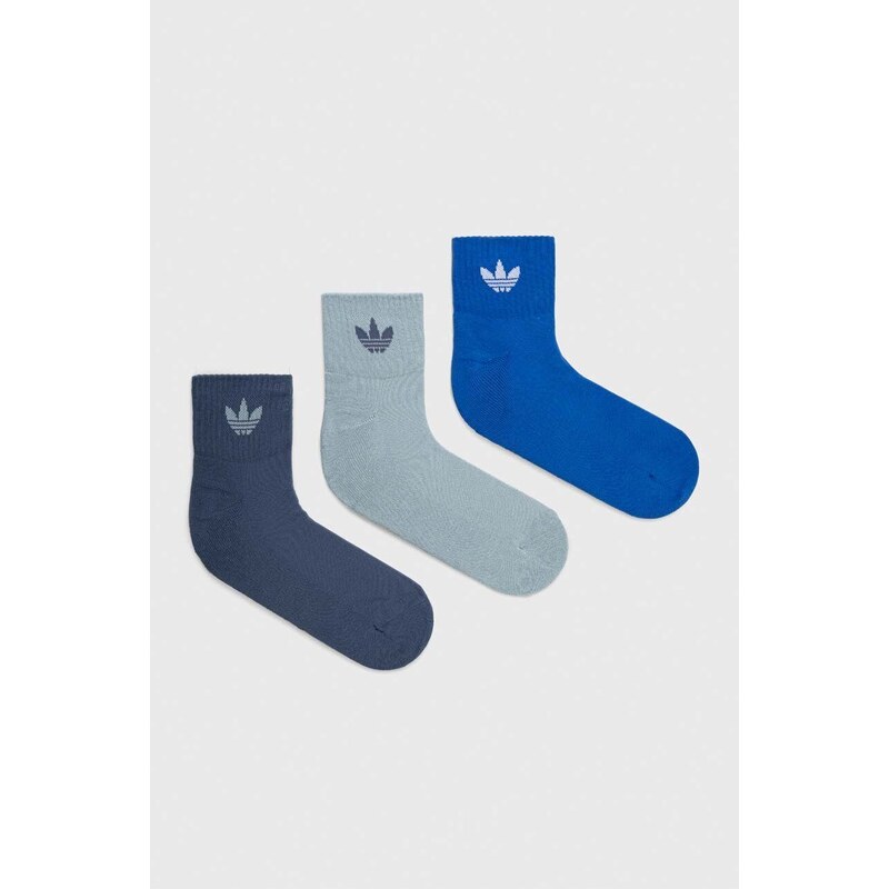 adidas Originals calzini pacco da 3 colore blu IW9271