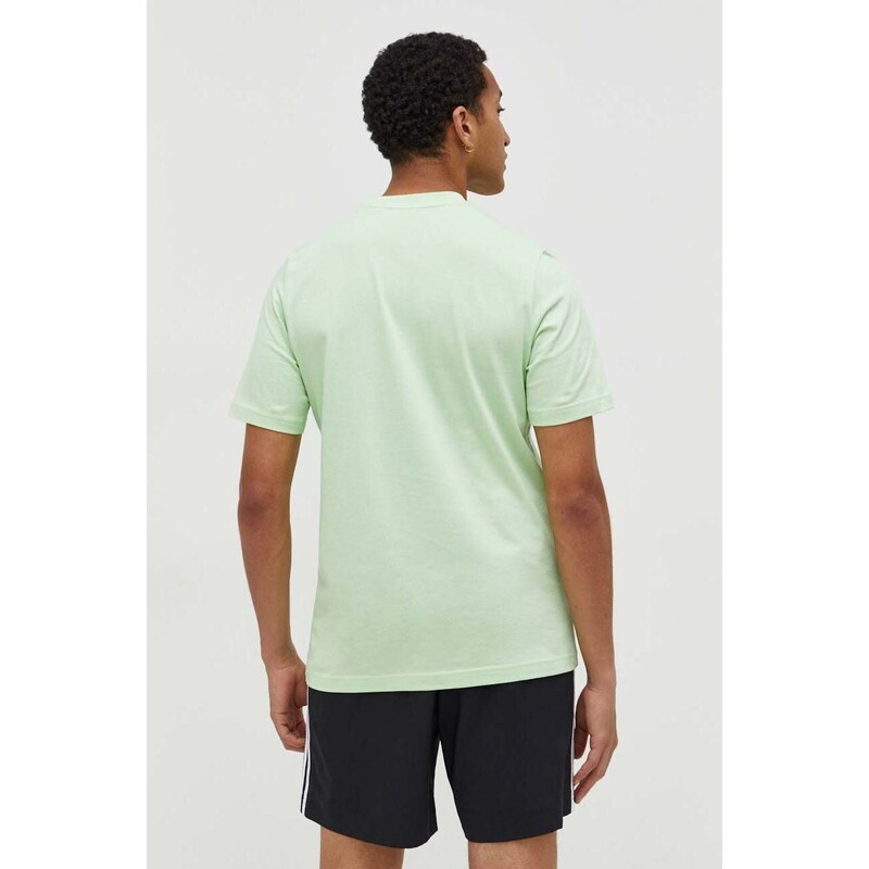adidas t-shirt in cotone uomo colore verde IN6243