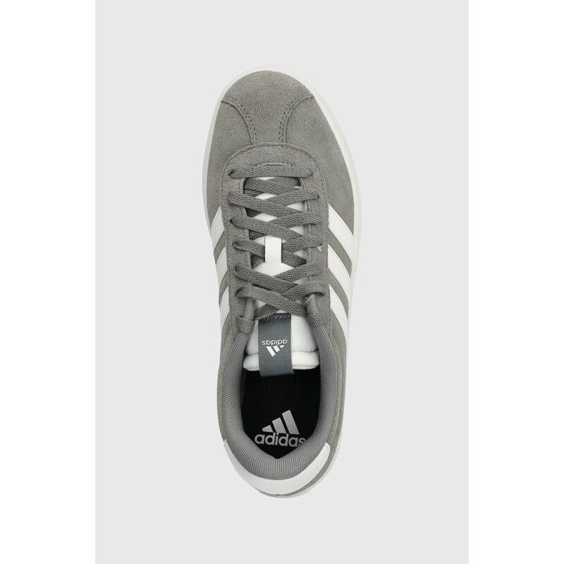 adidas sneakers in pelle COURT colore grigio ID6276