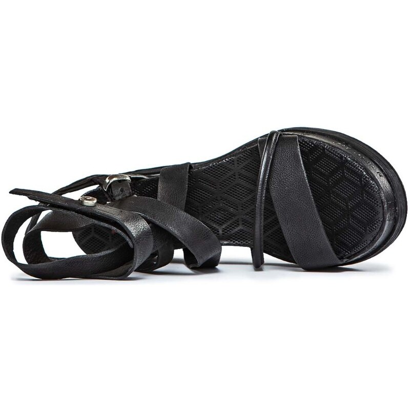 A.S.98 sandali LAGOS in pelle nera