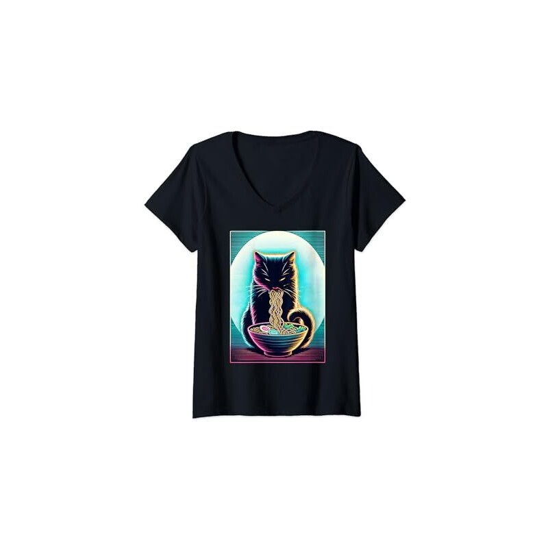 Maglietta t-shirt nera gatti Adicats – Lo
