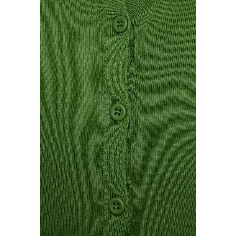 United Colors of Benetton cardigan in cotone colore verde