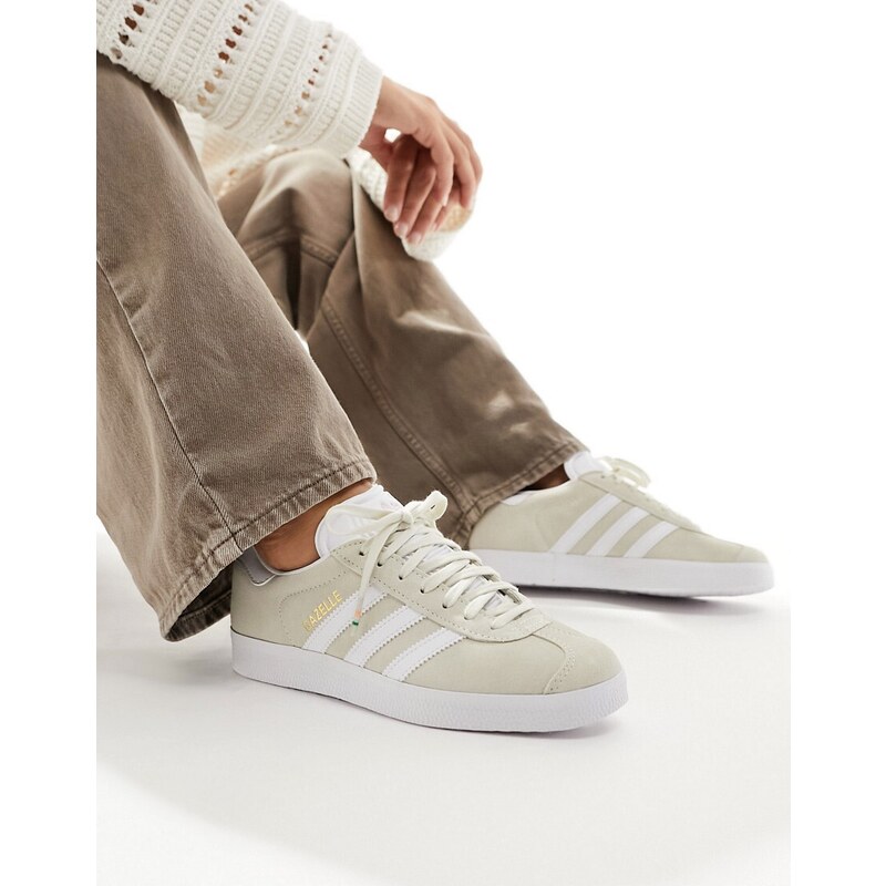 Adidas gazelle crema best sale