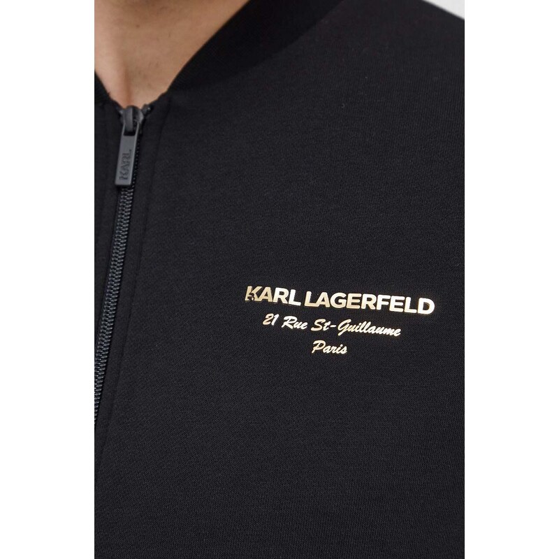 Karl Lagerfeld felpa uomo colore nero