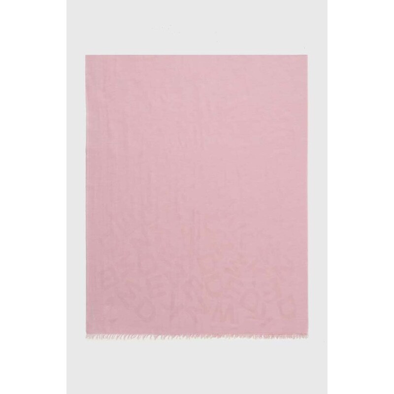 Weekend Max Mara scialle di cotone colore rosa