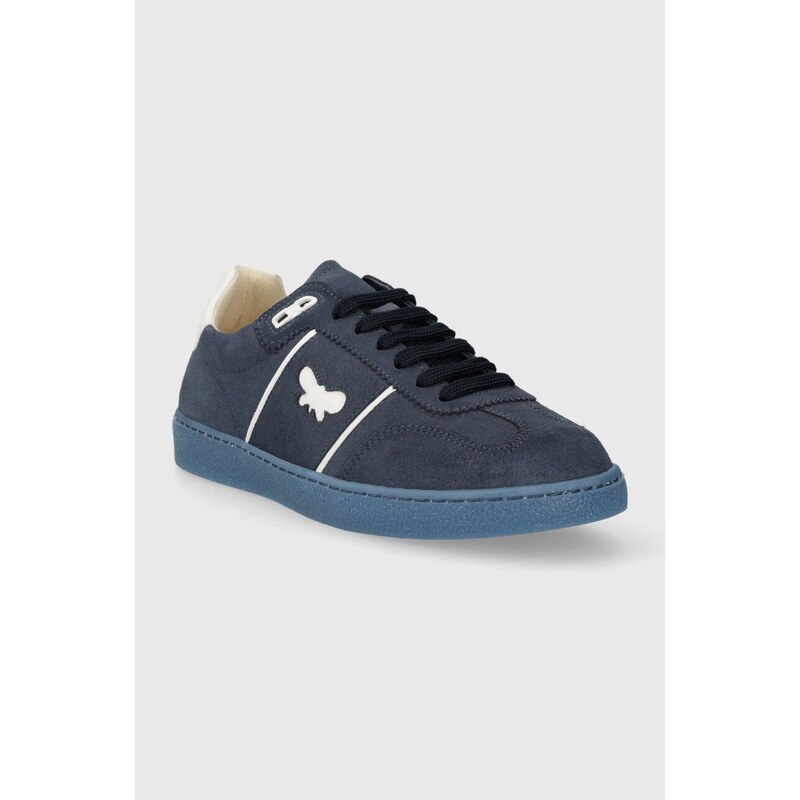 Weekend Max Mara sneakers in camoscio Pacocolor colore blu 2415761094600