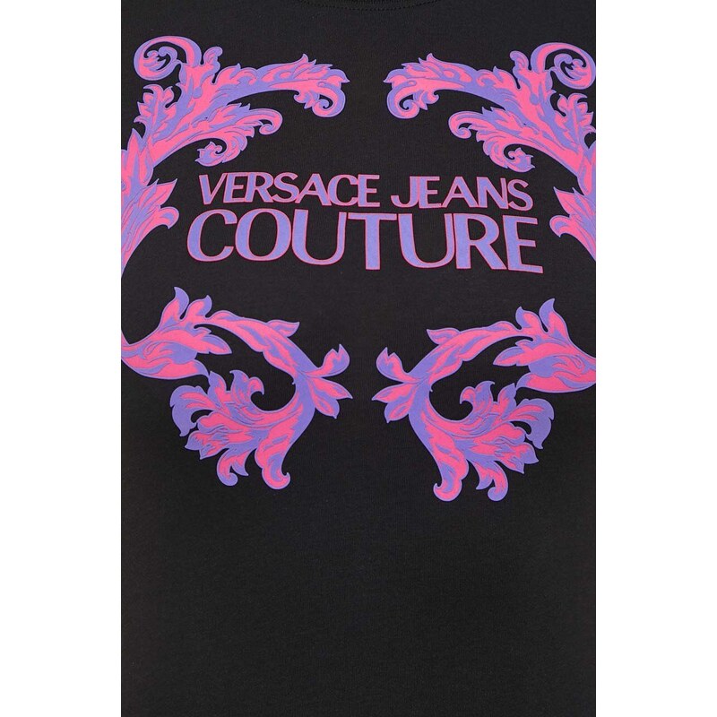 Versace Jeans Couture vestito in cotone colore nero