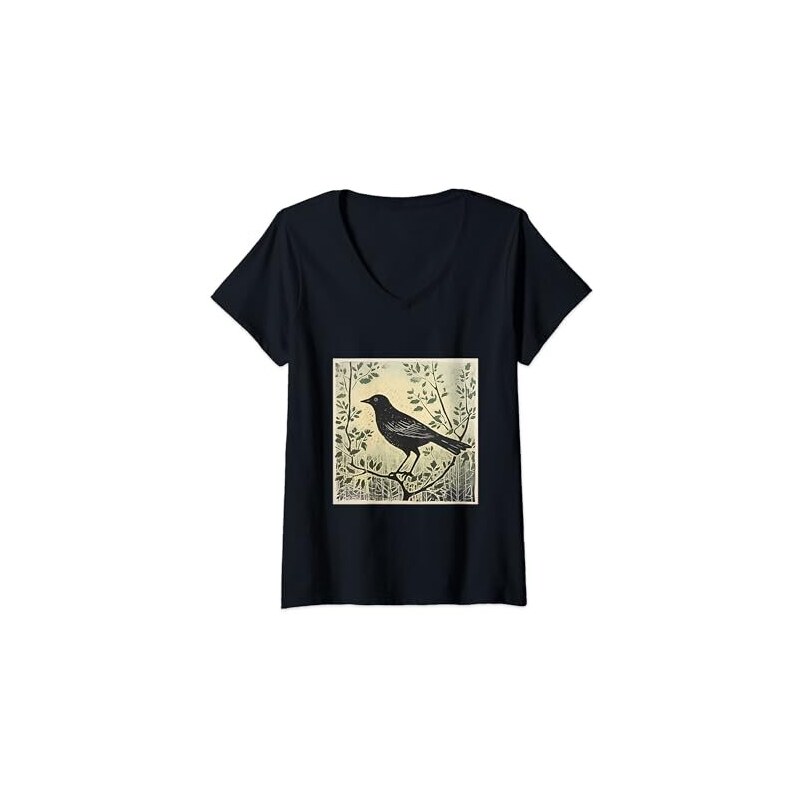 Cardigan Anni '40 Voodoo Vixen Ginny Woodland | Scollo A V Con Ricamo Uccelli | Taglie XS-2XL | Abbigliamento Retrò Vintage Blu
