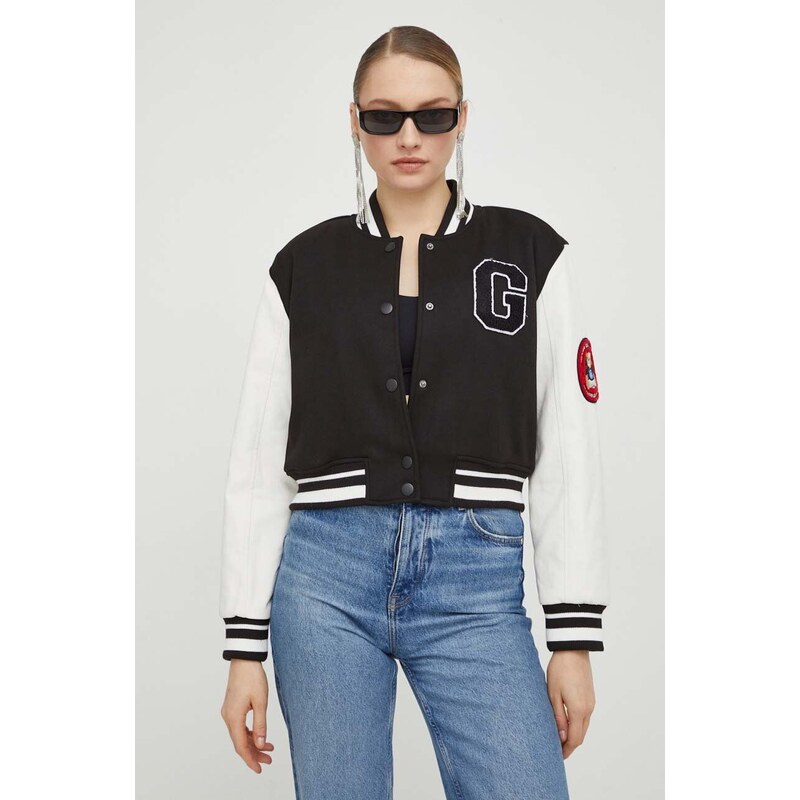 Guess giacca bomber donna colore nero