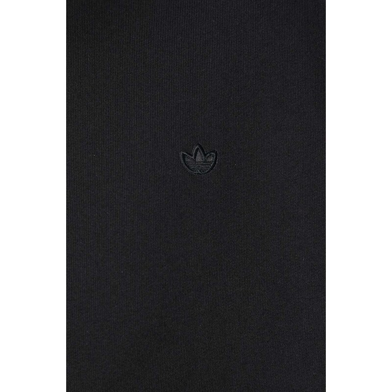 adidas Originals felpa in cotone Contempo French Terry uomo colore nero HK2938