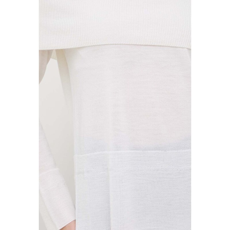 Max Mara Leisure maglione in lana donna colore bianco