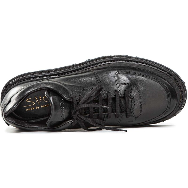 Shoto sneakers in pelle nera