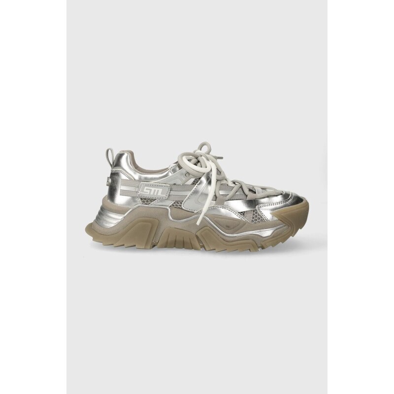Steve Madden sneakers Kingdom-E colore argento SM19000086