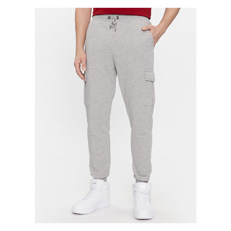 Pantaloni Apertura Laterale,Pantaloni Tuta Uomo con Apri Laterali Apri Sport Tempo Libero Jogging Button,Pantaloni Tuta Con Bottoni A Pressione Laterale per Uomo, grigio, L