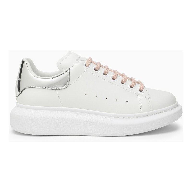 Alexander McQueen Sneaker Oversize bianca e argento