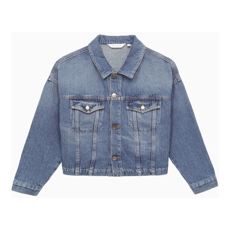 Palm Angels Giacca in denim con logo