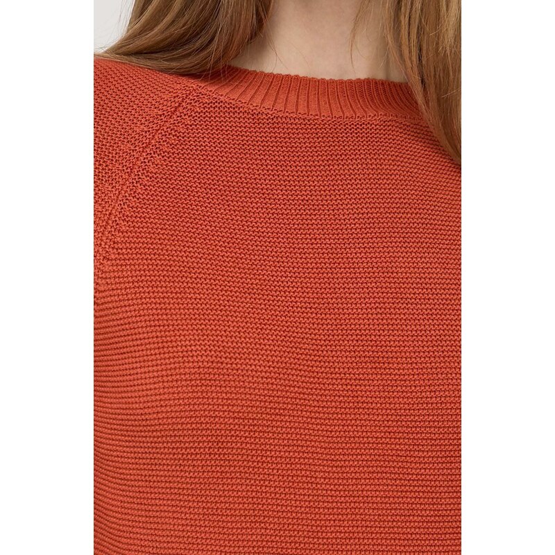 Weekend Max Mara maglione in cotone colore arancione