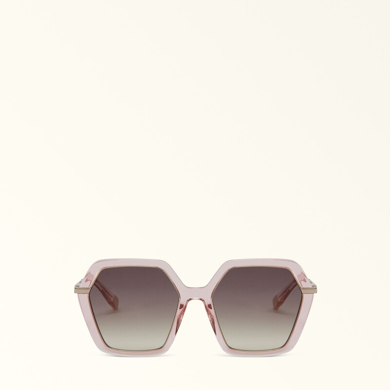 Furla Sunglasses Sfu691 Occhiali Da Sole Quarzo Rosa Metallo + Metallo Donna