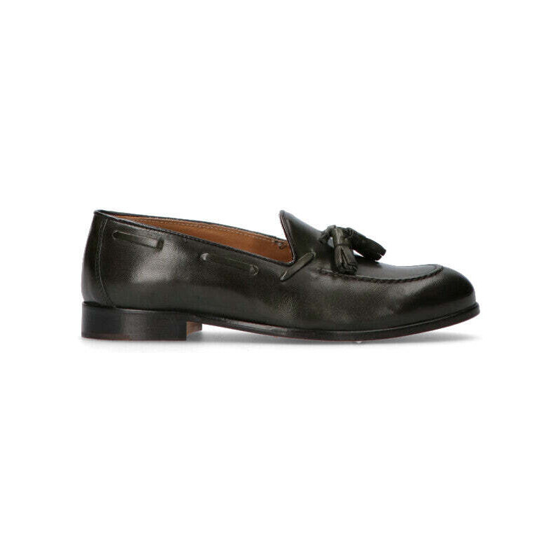 Rismart Mocassini Uomo In Pelle – Scarpe Casual Con Elastico Laterale, Suola Gomma Antiscivolo, Colori: Nero, Bianco, Blu, Marrone - 3