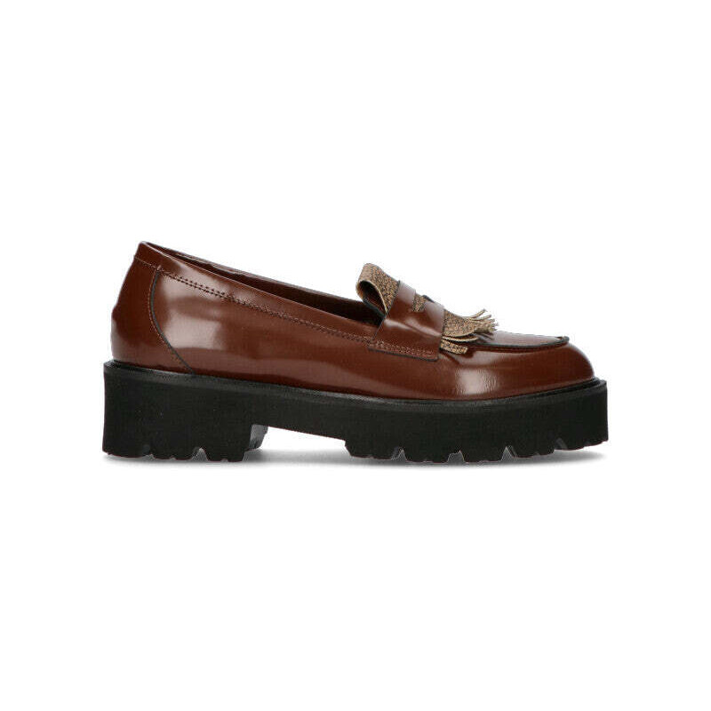 Borbonese Beige Leather Women Sneaker
