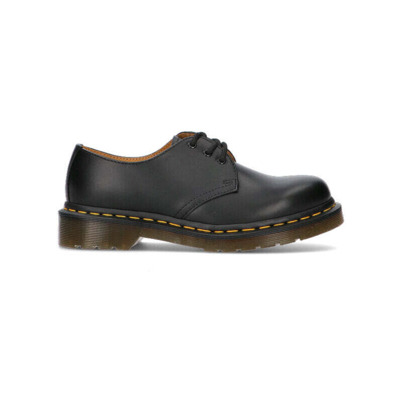 DR. MARTENS Strignata donna nera in pelle STRINGATA