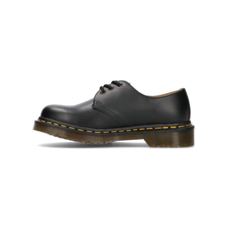 DR. MARTENS Strignata donna nera in pelle STRINGATA