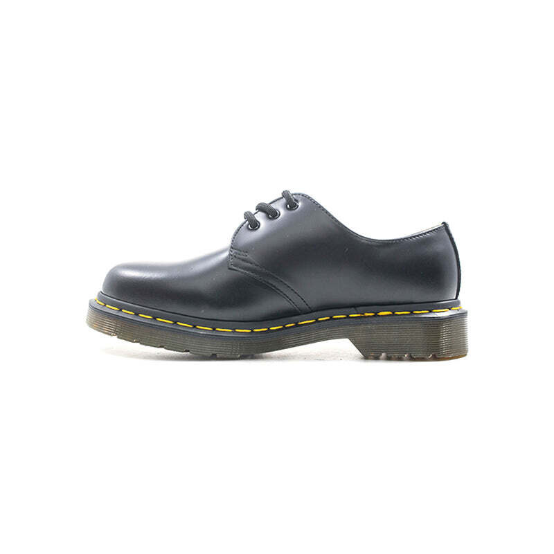 DR. MARTENS Strignata donna nera in pelle STRINGATA