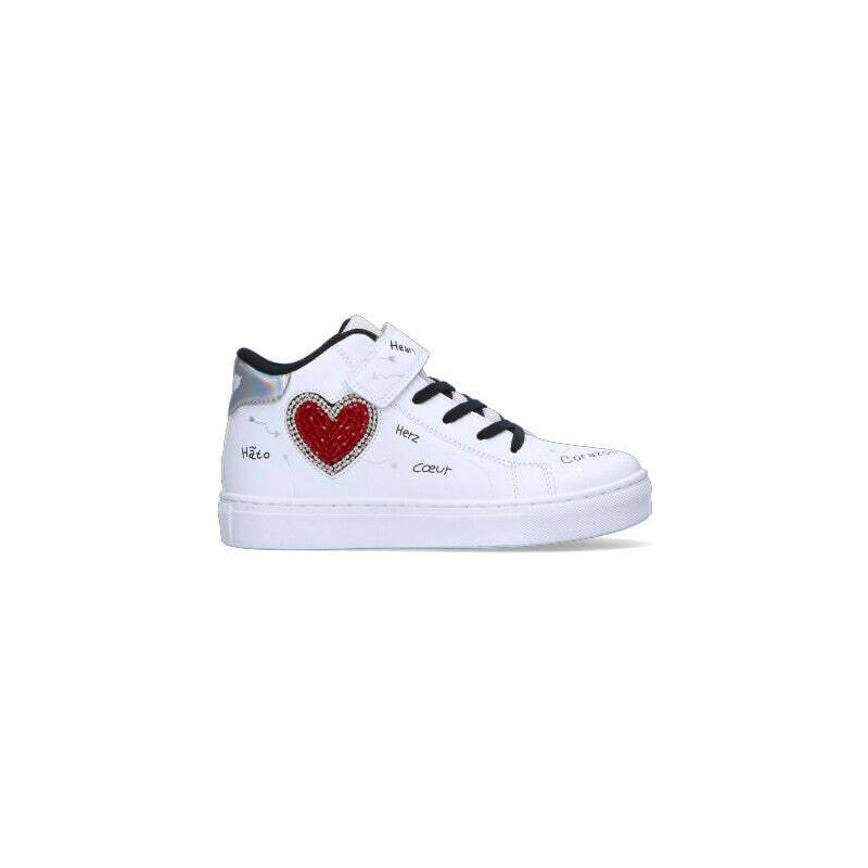LELLI KELLY Sneaker bambina bianca/nera/rossa/argento SNEAKERS