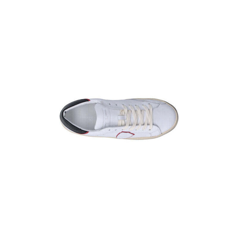 PHILIPPE MODEL Sneaker bimbo bianca/blu in pelle SNEAKERS