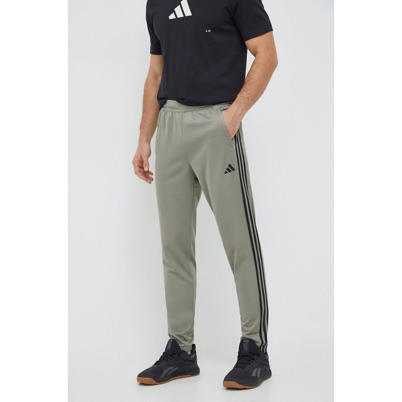 adidas Performance pantaloni da allenamento Training Essentials Base colore grigio con applicazione IT5412