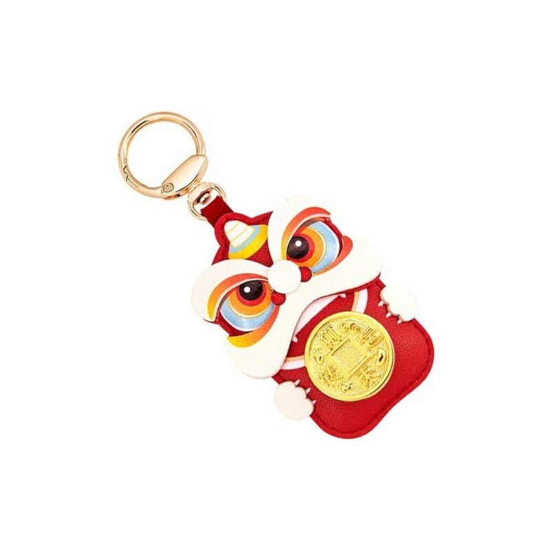 Portachiavi Testa Di Leone In Acciaio Inox - Design Scheletro, Simbolo Di Forza E Coraggio | Regalo Uomo/Donna - Foto 7