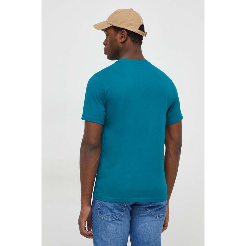 United Colors of Benetton t-shirt in cotone uomo colore verde