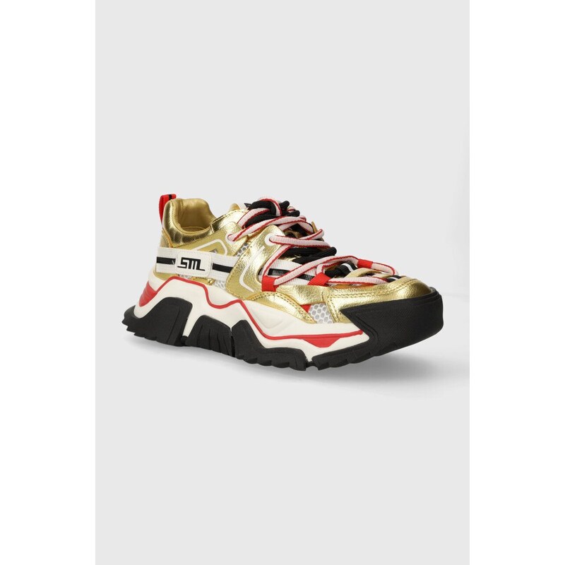 Steve Madden sneakers Kingdom-E colore oro SM19000086