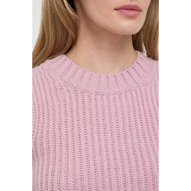 Weekend Max Mara gilè in lana colore rosa
