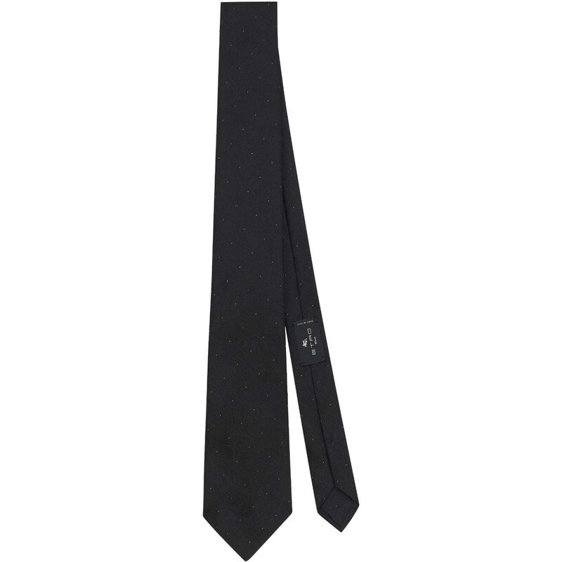 Etro cravatta nera micropois