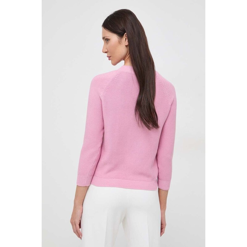 Weekend Max Mara maglione in cotone colore rosa