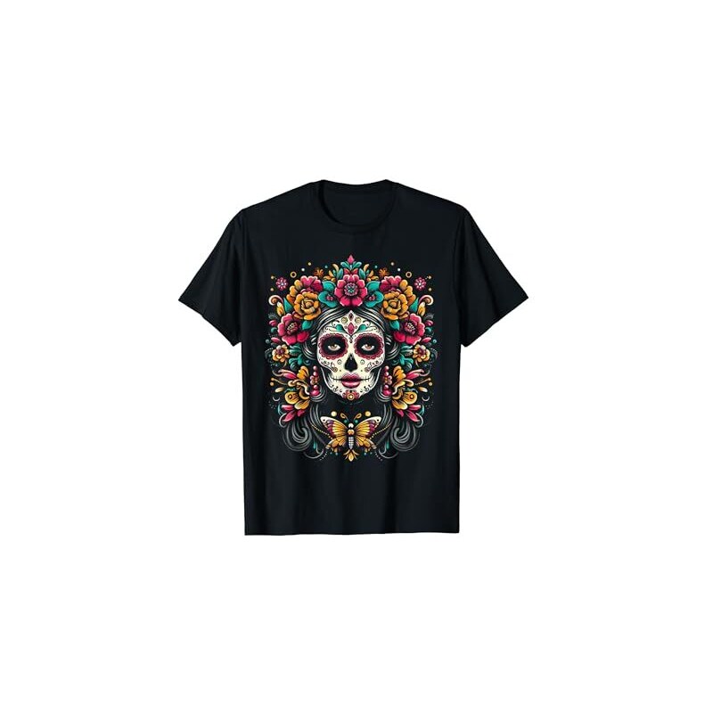 Maglia Ciclismo Uomo ScudoPro, Teschio Catrina Dia De Los Muertos, Taglia XL, Nuova