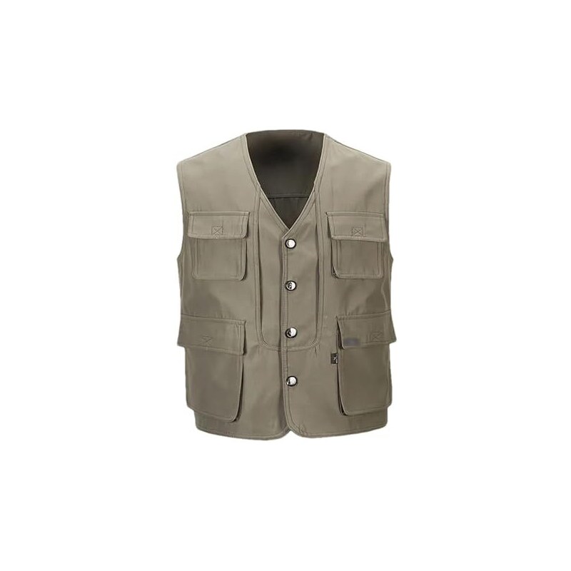 Gilet Uomo Leggero Con Zip E Tasche, Fodera In Rete, Colore Nero, Taglia Asiatica (veste Piccolo)